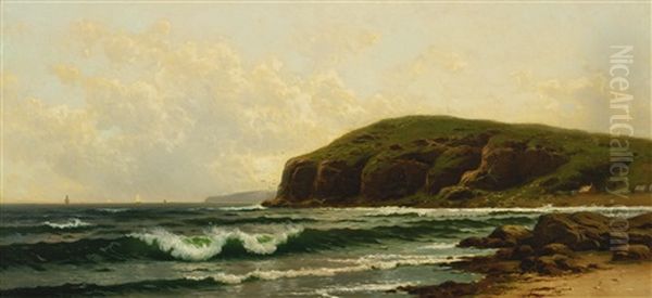 A Fair Day On The Coast Oil Painting by Alfred Thompson Bricher