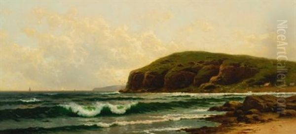 A Fair Day On The Coast Oil Painting by Alfred Thompson Bricher