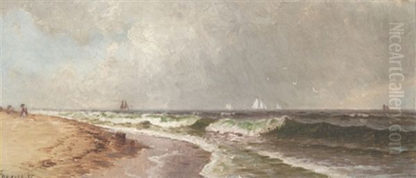 Salisbury Beach, Newburyport, Massachusettes Oil Painting by Alfred Thompson Bricher