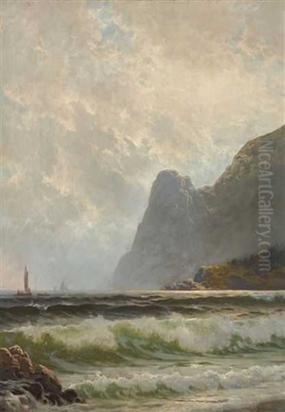 Bishops Rock, Grand Manan Oil Painting by Alfred Thompson Bricher