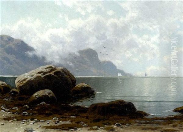 Quiet Bay, Grand Manan Oil Painting by Alfred Thompson Bricher