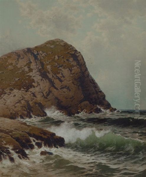 White Head, Monhegan Oil Painting by Alfred Thompson Bricher