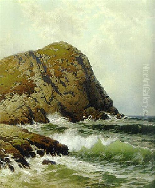 White Head, Monhegan Oil Painting by Alfred Thompson Bricher