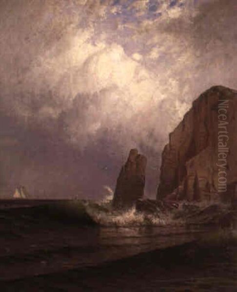 Sea Spray Oil Painting by Alfred Thompson Bricher