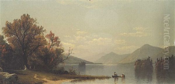 Lake Outing Oil Painting by Alfred Thompson Bricher