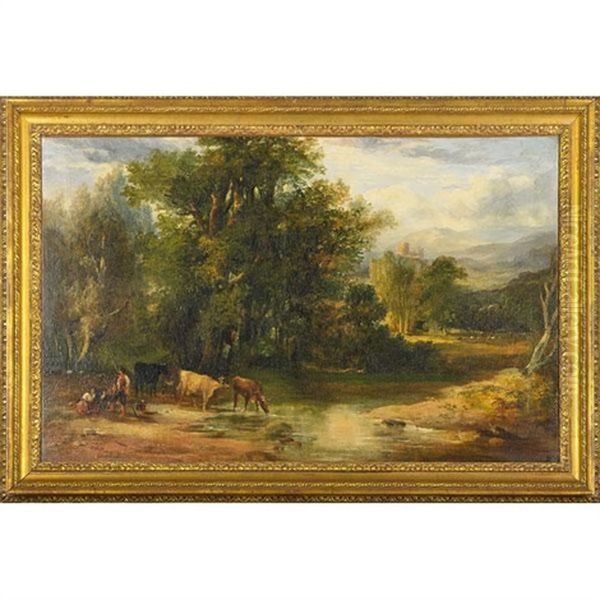 Untitled Oil Painting by Frederick Lee Bridell