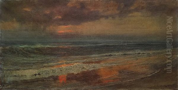 Nachtliches Stelldichein Oil Painting by Frederick Arthur Bridgman