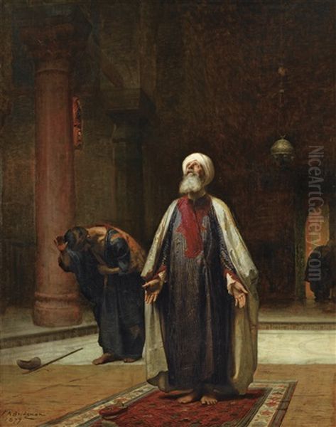 The Prayer Oil Painting by Frederick Arthur Bridgman