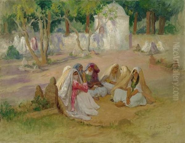 Remembrance, Algiers Oil Painting by Frederick Arthur Bridgman