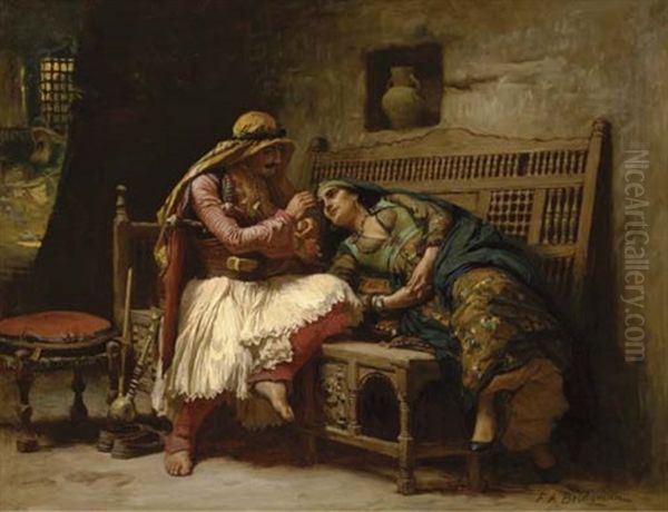 The Queen Of The Brigands Oil Painting by Frederick Arthur Bridgman