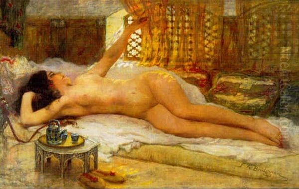 Nu Au Gueridon by Frederick Arthur Bridgman