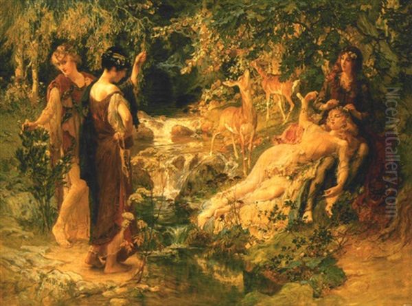 Un Bois Secret Oil Painting by Frederick Arthur Bridgman