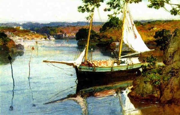 In The Cove Oil Painting by Frederick Arthur Bridgman