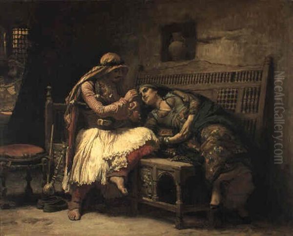 The Queen Of The Brigands Oil Painting by Frederick Arthur Bridgman