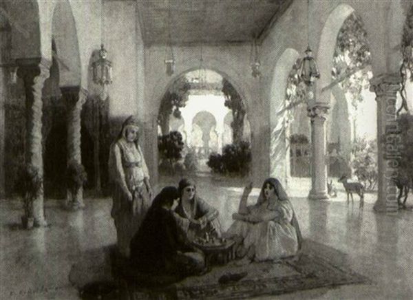 Palace Constantine Oil Painting by Frederick Arthur Bridgman