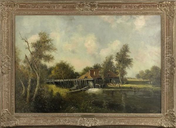 The Old Mill Oil Painting by Nicholas Briganti