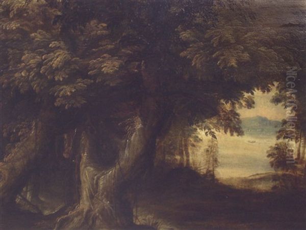 Waldlandschaft Oil Painting by Paul Bril