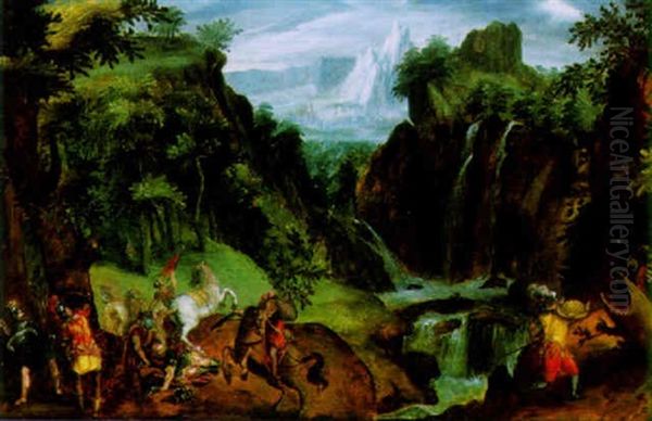 The Conversion Of Saint Paul Oil Painting by Paul Bril