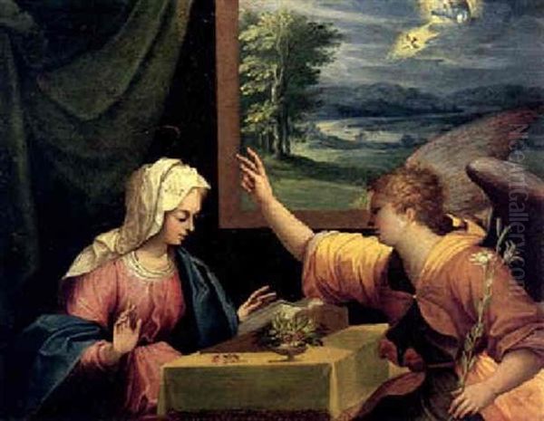 Annunciazione Oil Painting by Paul Bril