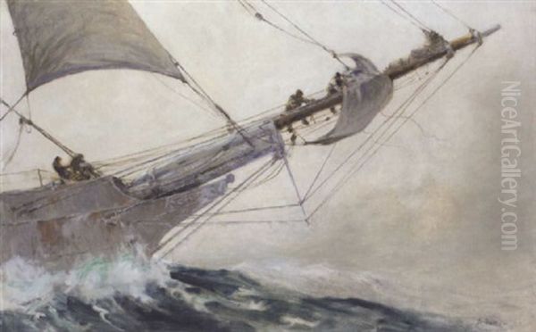 The Bowsprit Oil Painting by Arthur Briscoe