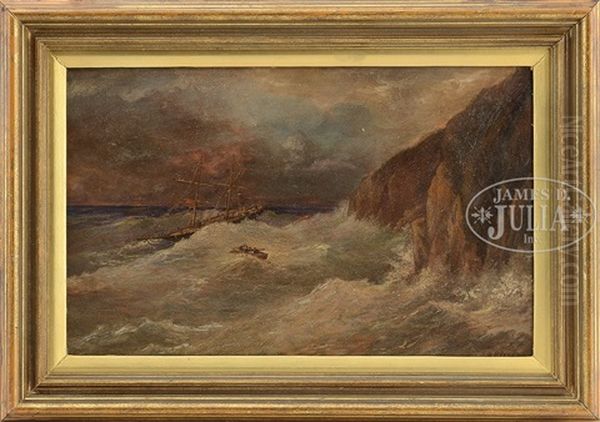 Abandoning The Ship Oil Painting by Franklin Dullin Briscoe