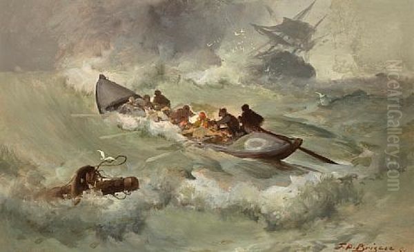 The Lifeboat Oil Painting by Franklin Dullin Briscoe