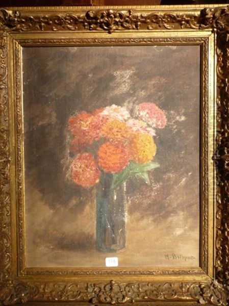 Vase D'inias Oil Painting by Henri Brispot