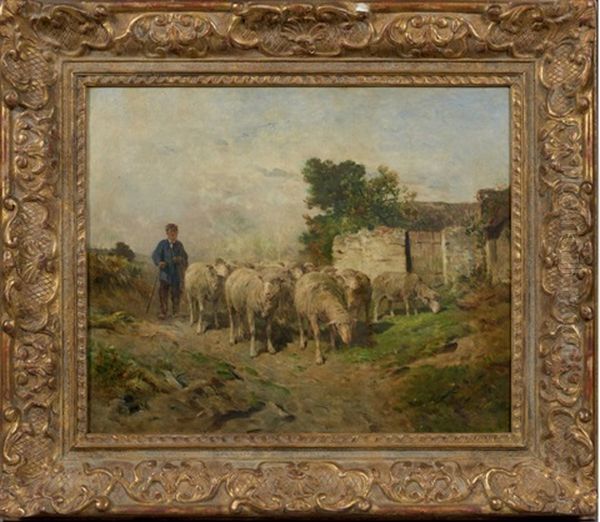 Le Berger Oil Painting by Felix Saturnin Brissot de Warville