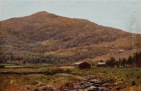 Farm In The Foothills Oil Painting by John Bunyan Bristol