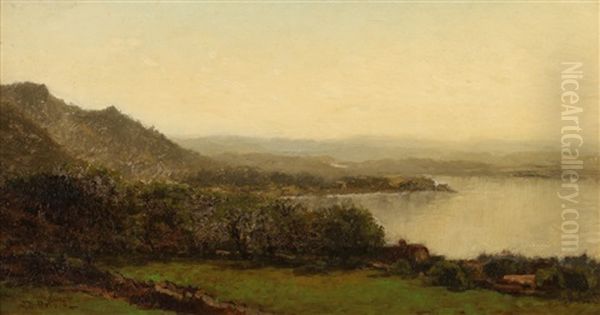 Morning On Lake Champlain Oil Painting by John Bunyan Bristol