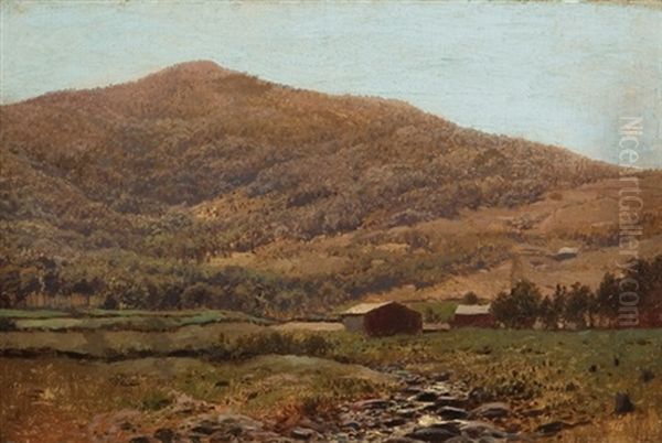 Farm In The Foothills Oil Painting by John Bunyan Bristol