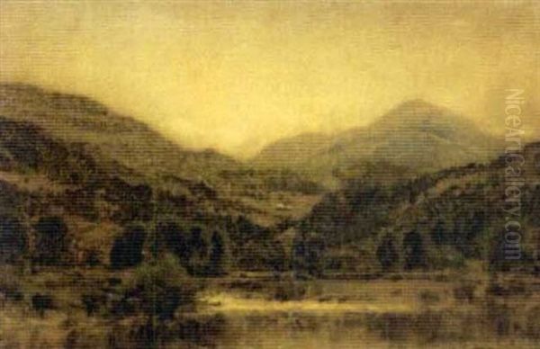 Vermont Mountains Near Lake St. Catherine by John Bunyan Bristol