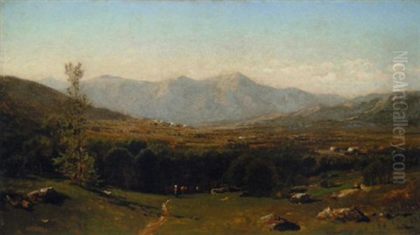 A View Of The Valley Oil Painting by John Bunyan Bristol