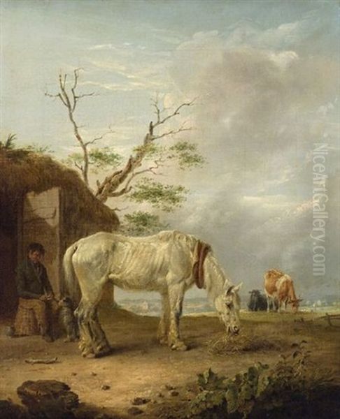 The Workhorse Oil Painting by Edmund Bristow