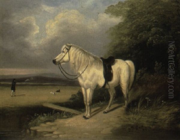 The Shooting Pony Oil Painting by Edmund Bristow