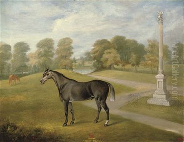 "santry" By The Phoenix Monument In Santry Court Park, Santry by William Brocas