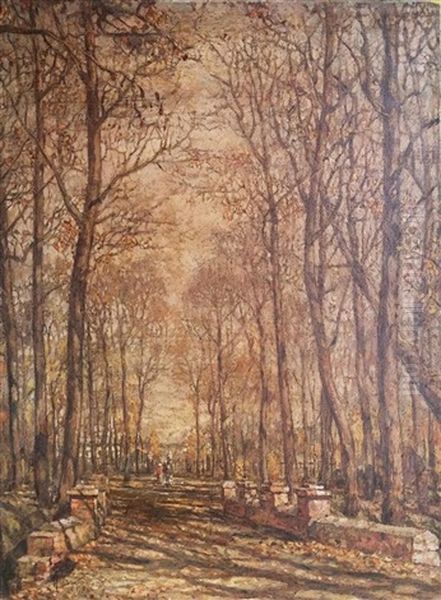 Autumn Landscape Oil Painting by Isaak Izrailevich Brodsky