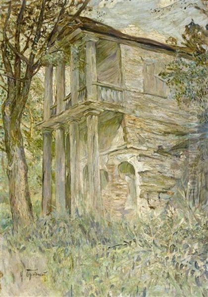 Altes Haus Oil Painting by Isaak Izrailevich Brodsky