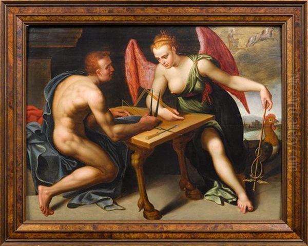 La Melancolie Rend L'homme Faible Oil Painting by Crispin Van Den Broeck