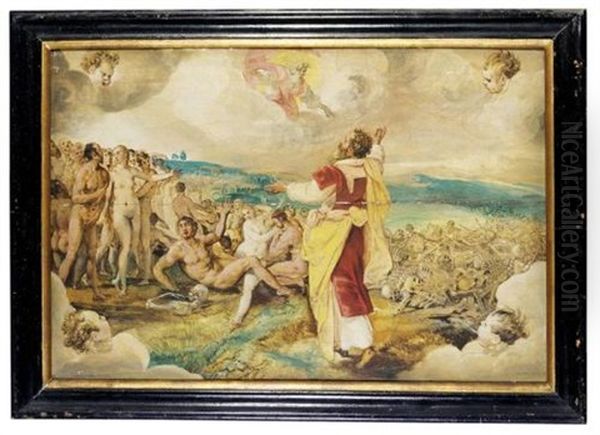 The Last Judgement / Das Jungste Gericht Oil Painting by Crispin Van Den Broeck