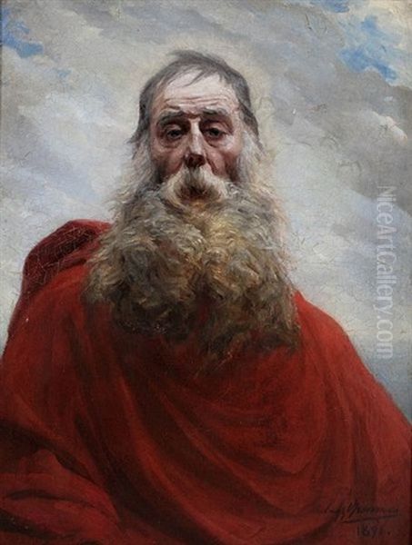 Moses Oil Painting by Eugene Broerman