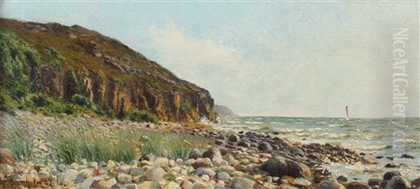 Bornholm Oil Painting by Henry Brokmann-Knudsen