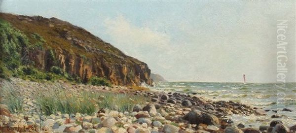 Bornholm Oil Painting by Henry Brokmann-Knudsen