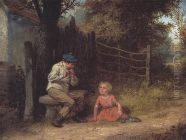 The Penny Whistle by William Bromley the Elder