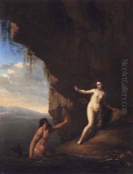 Glaucus And Scylla Oil Painting by Gerrit van Bronckhorst