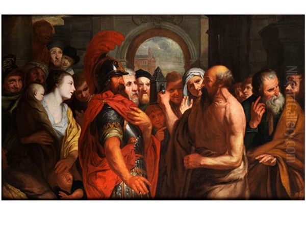 Diogenes Auf Der Suche Nach Dem Wesen Des Menschen Oil Painting by Jan Gerritsz van Bronckhorst