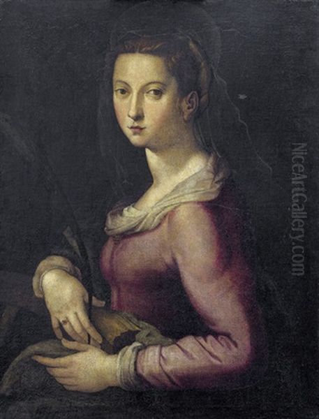 Heilige Katharina Oil Painting by  Bronzino