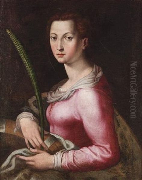 Saint Catherine Oil Painting by  Bronzino