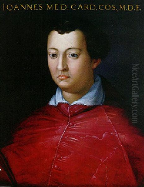 Portrait Du Cardinal Giovanni De Medicis Oil Painting by  Bronzino