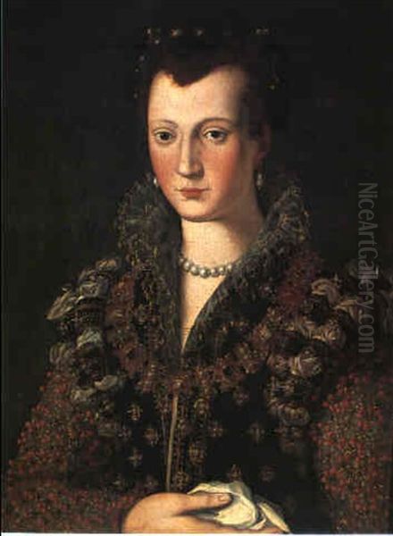 Portraet Af En Dame Oil Painting by  Bronzino